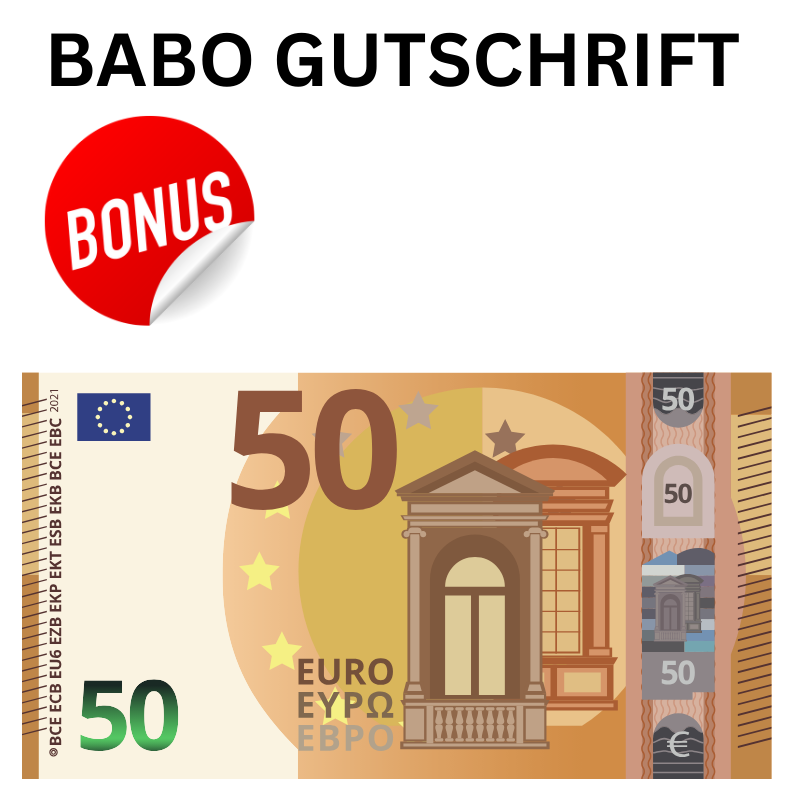 BABO GUTSCHRIFT 50€