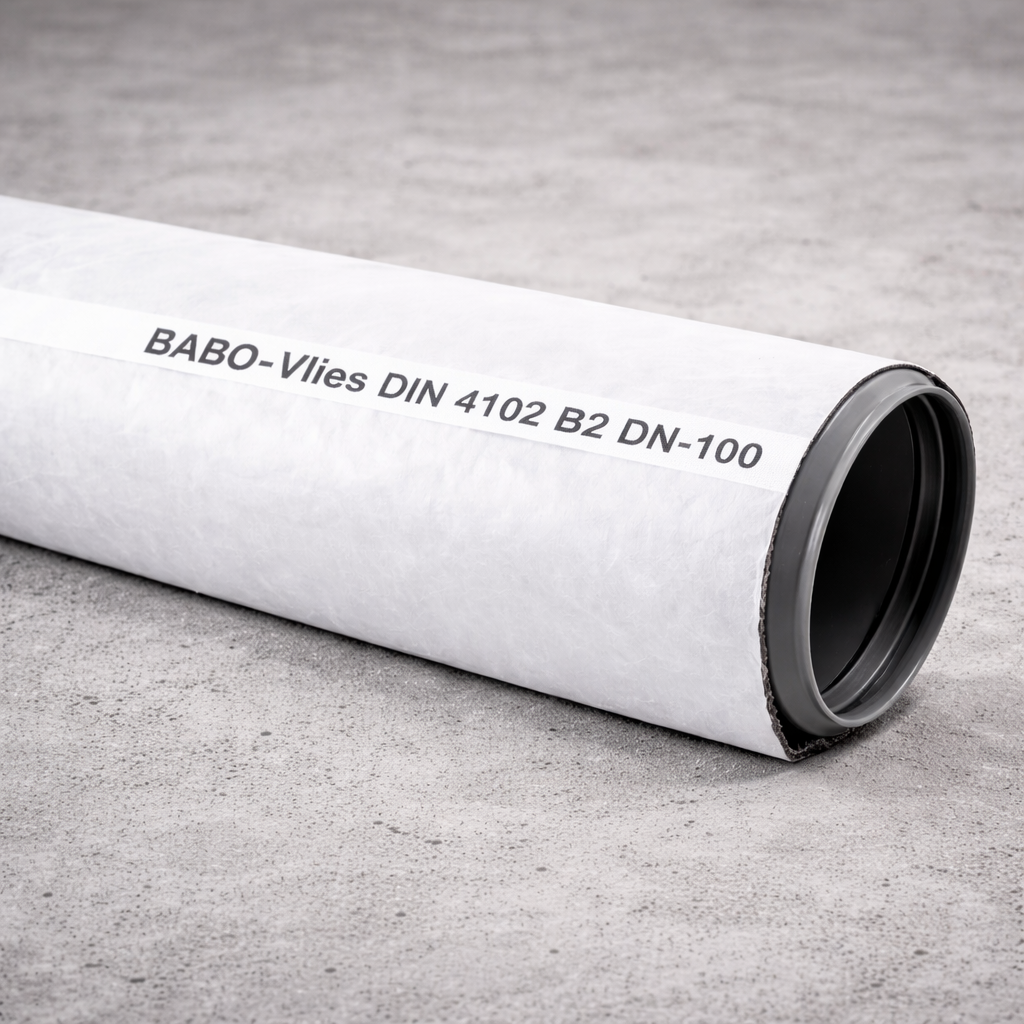 BABO Vlies 4 mm Abfluss Schlauch