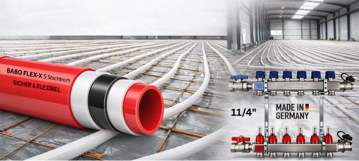 Industrie-Bodenheizung