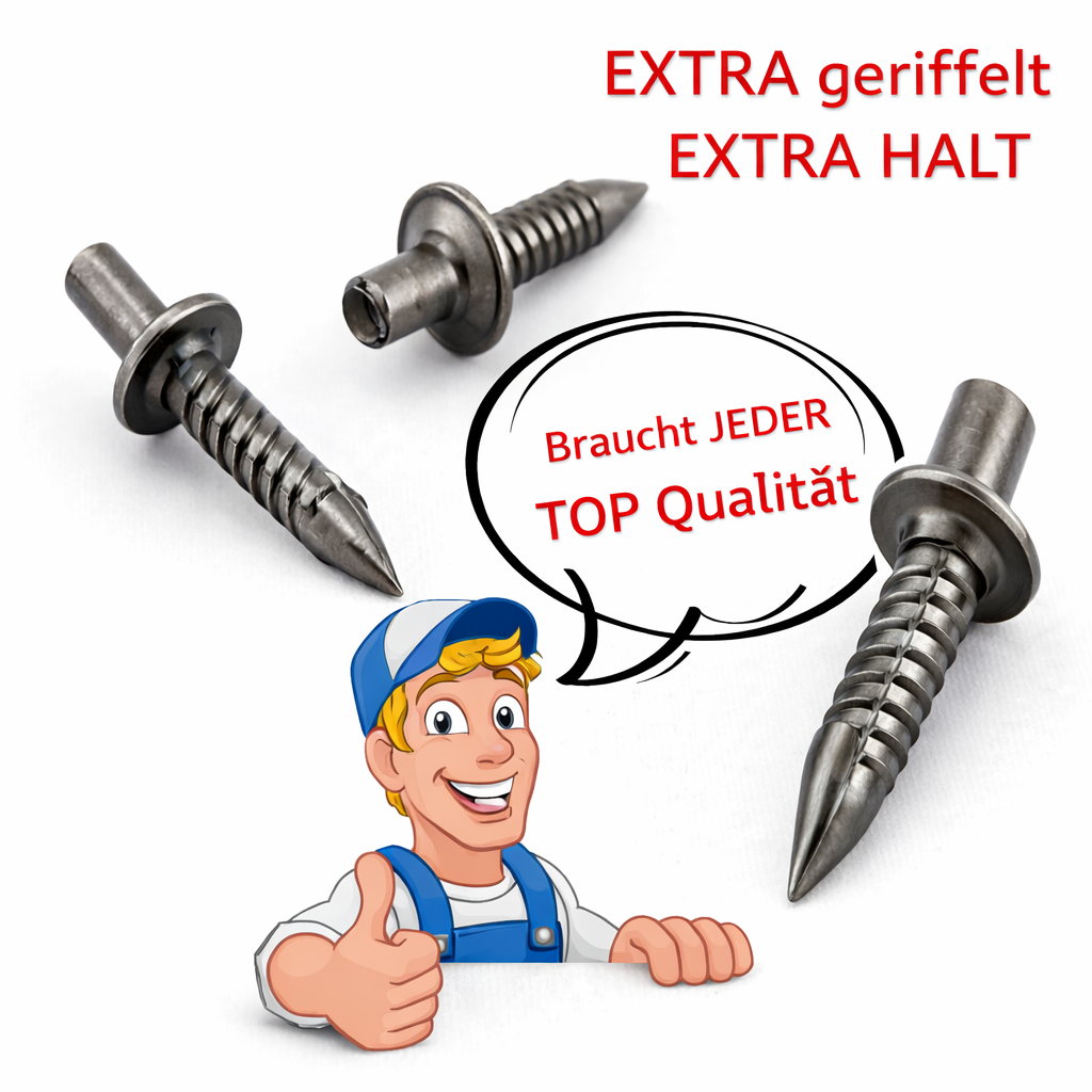 Fix-Pin Nägel geriffelt