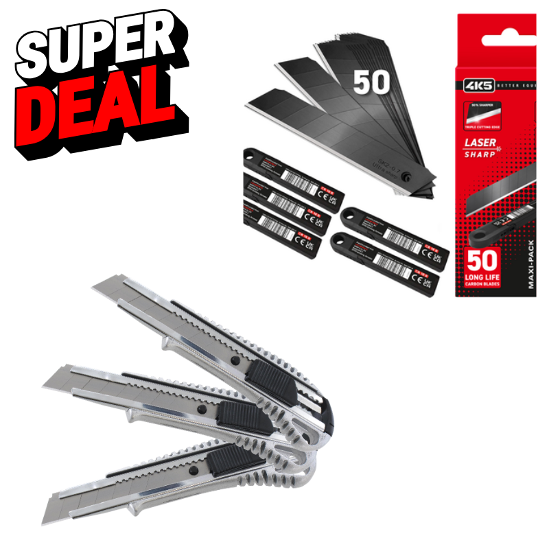Super Deal 3 Messer + 50 Blackklingen