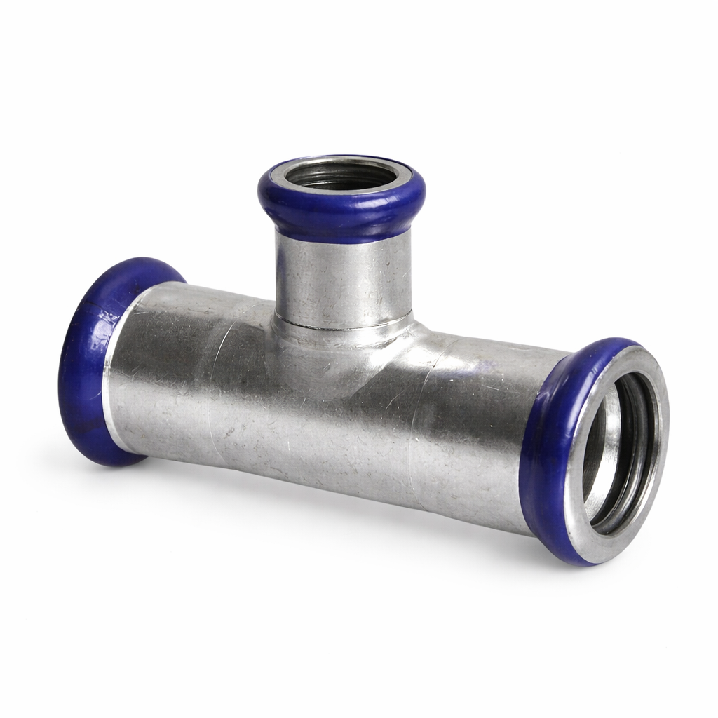 Edelstahl T-Stück reduziert