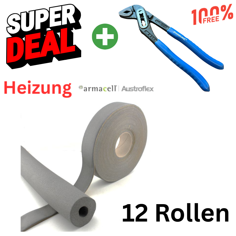 Super Deal+12xKautschukband grau +WP Zange