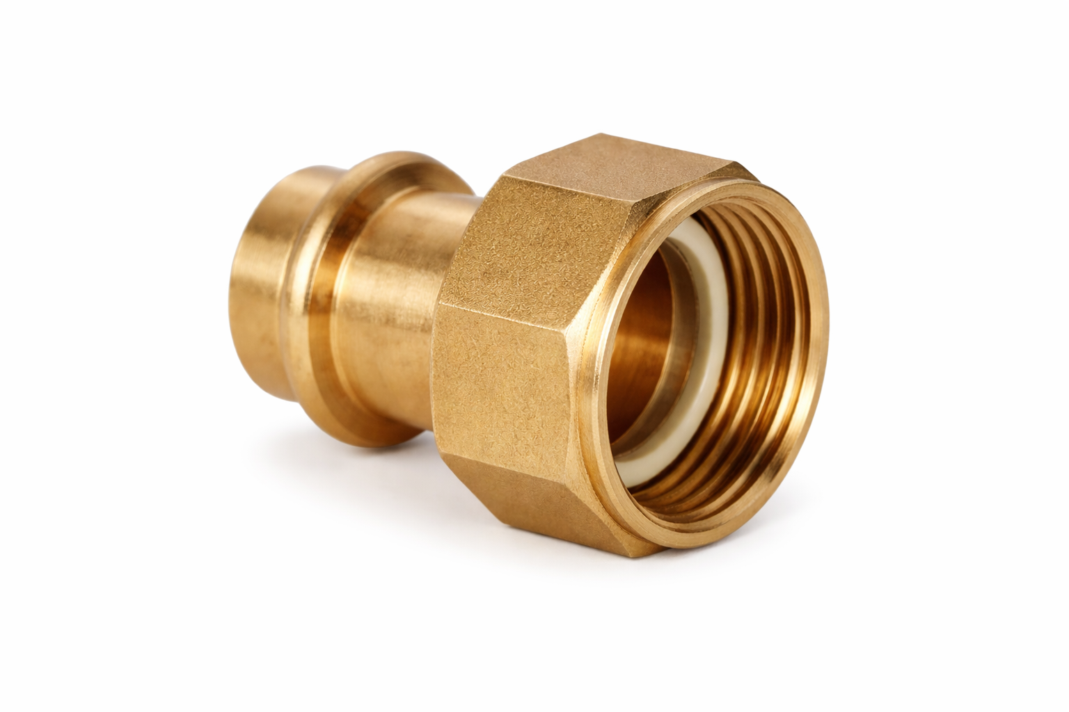 Rotguss Press halbe Verschraubung