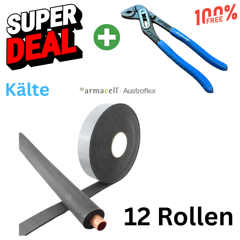 Super Deal+12xKautschukband schwarz+WP Zange