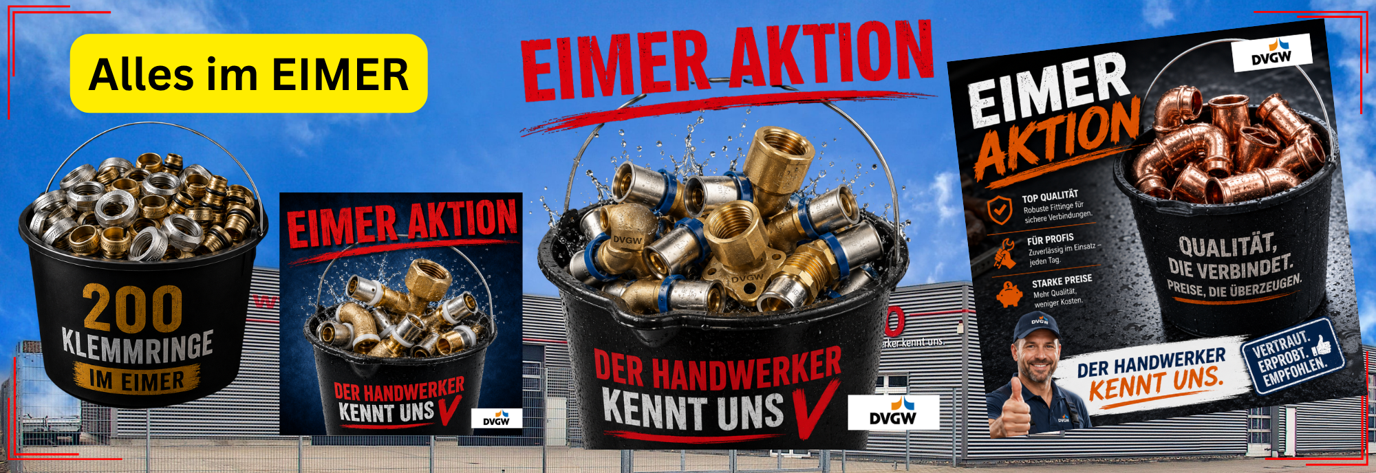 Alles im Eimer