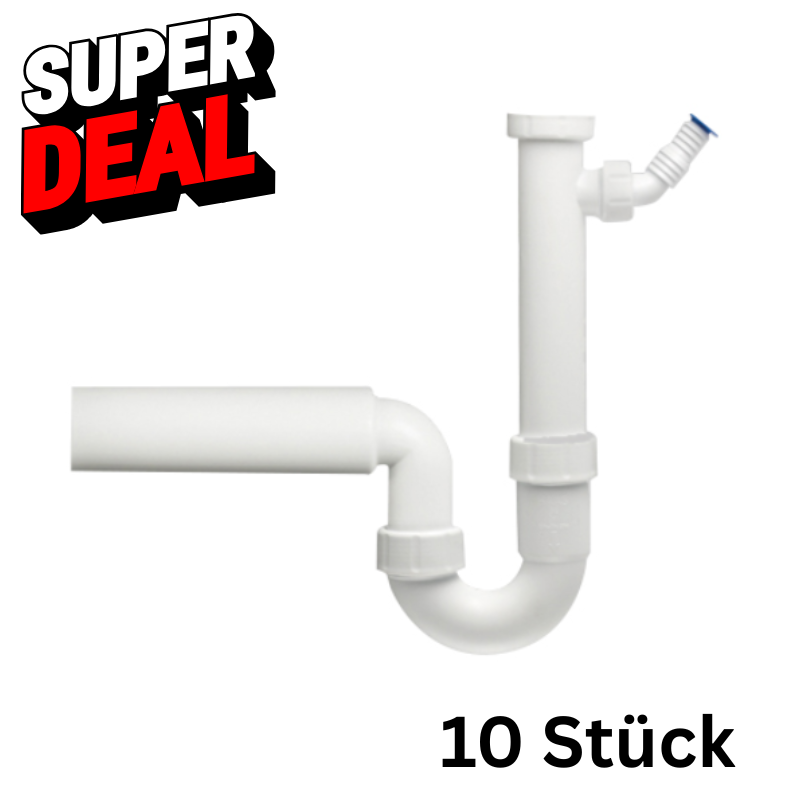 10 x Spülengeruchverschluss 1 1/2" DN40