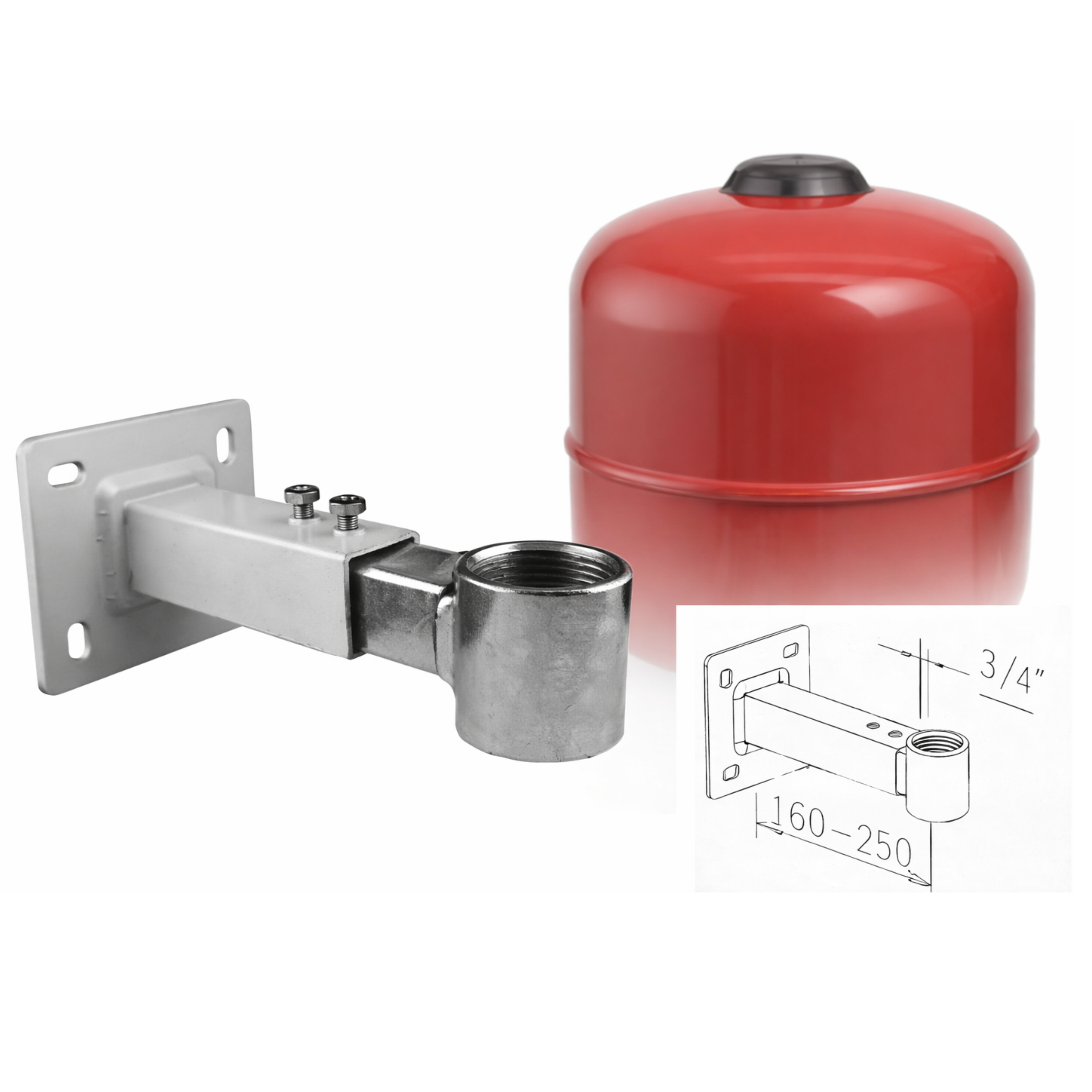 Befestigungskonsole für Ausdehnungsgefäße 3/4"