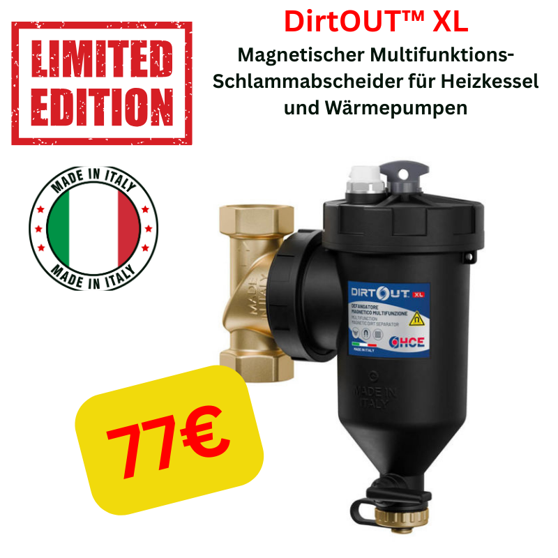 DirtOUT™ XLMagnetischer Schlammabscheider 1" IG