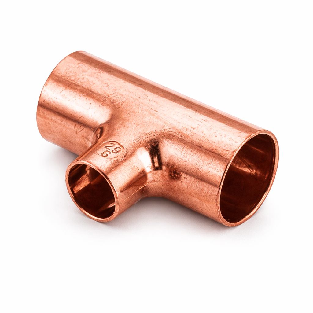 Löt-T-Stück red. Cu 22x15x15