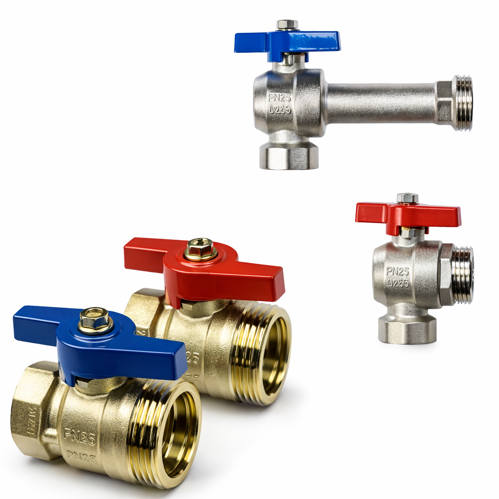 BABOTherm Komfort Verteiler Kugelhahnset