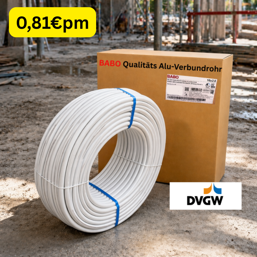 Qualität Aluverbundrohr 16x2mm (200m) DVGW