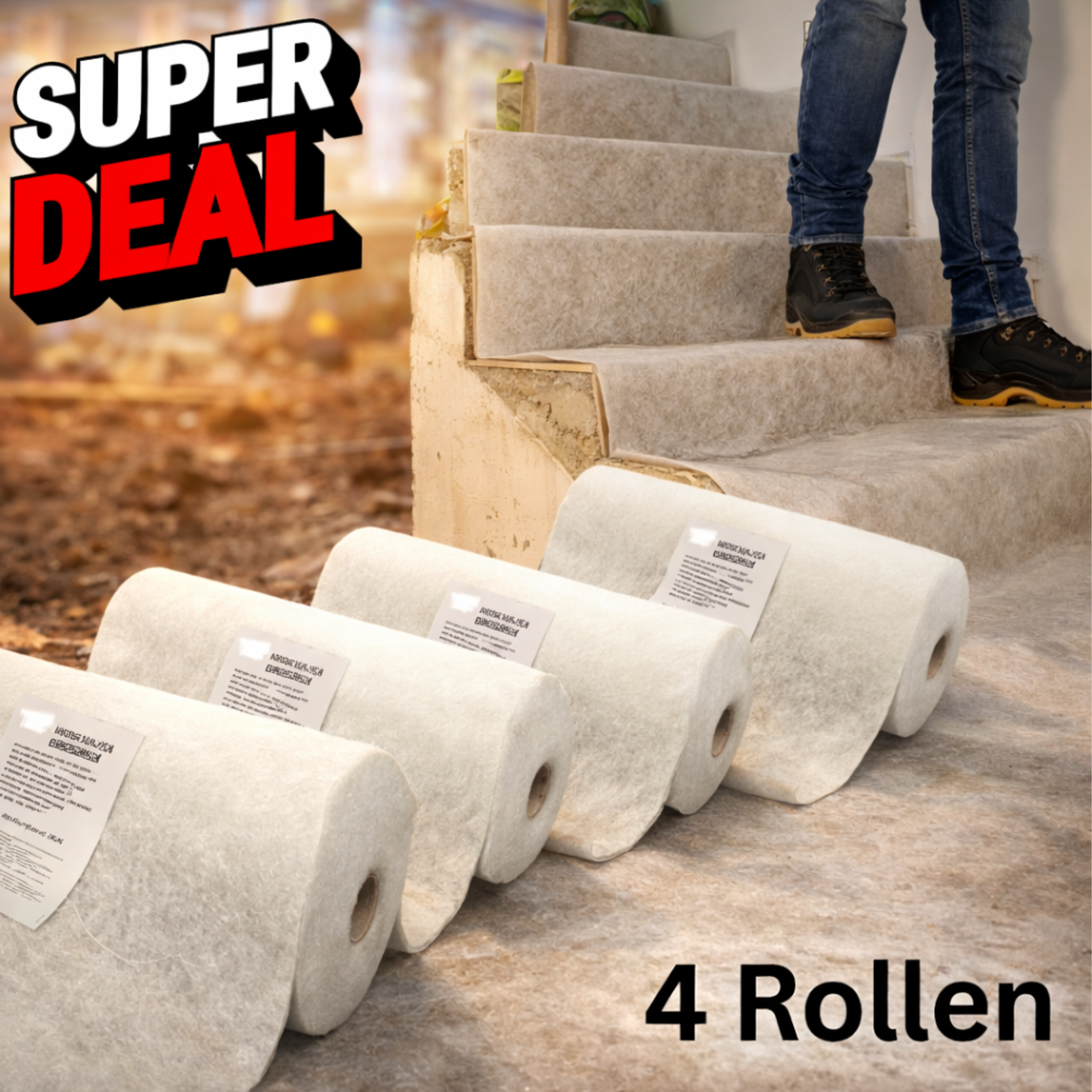 SPAR - PACK 4 x Treppenschutzvlies