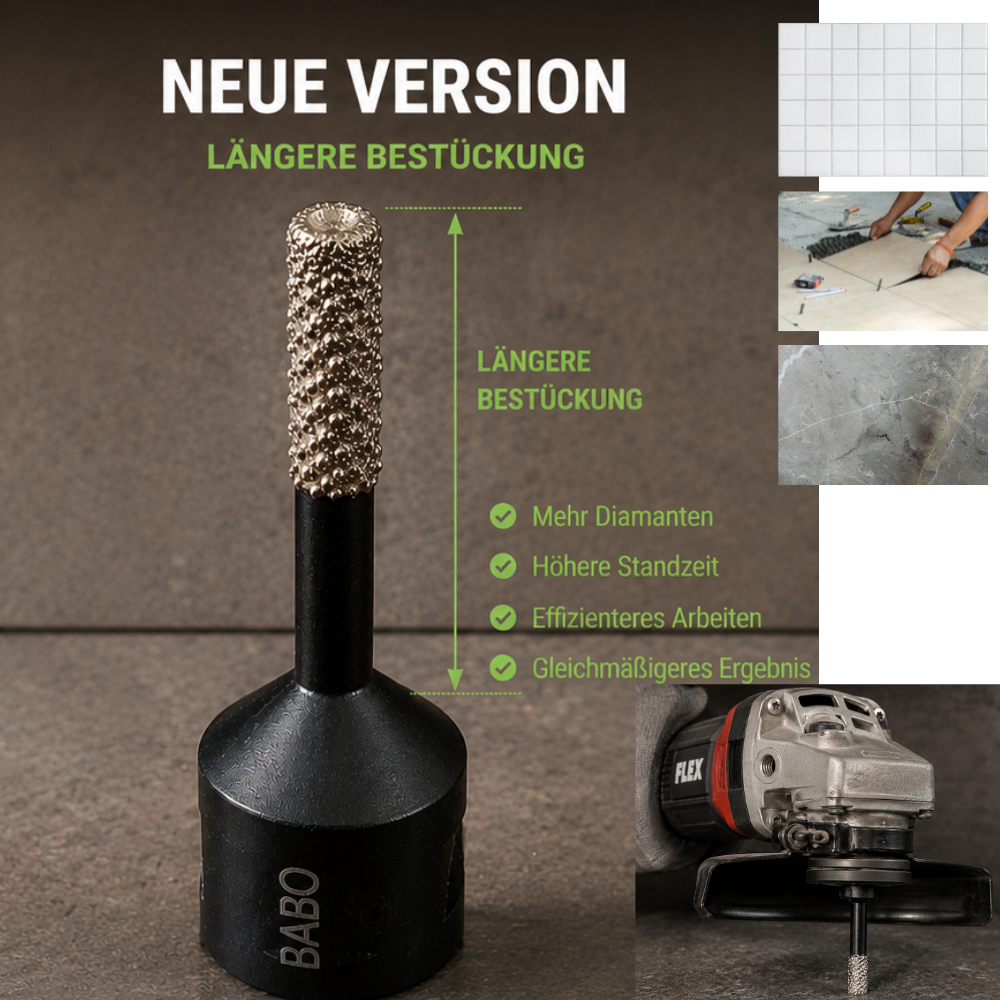 Premium Diamant-Bohrkrone für Winkelschleifer