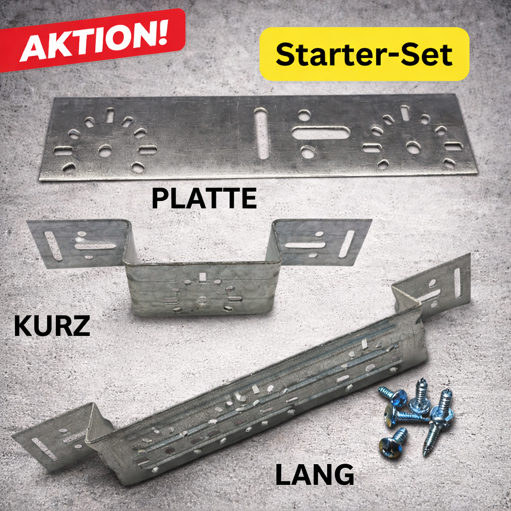 10 Stück Multihalter  LANG mit Schrauben