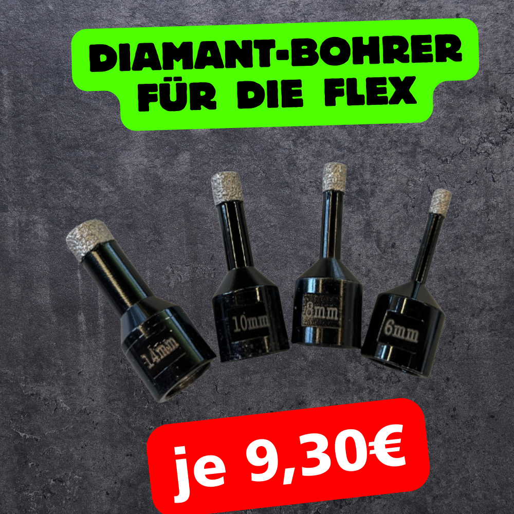 BLACK  Diamant-Bohrkrone für Winkelschleifer