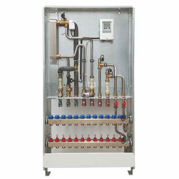 Wohnungsstation BM-WP4 XL Edelstahl PWT/AP Schrank