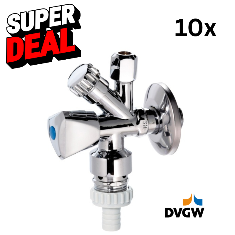 10 x Kombi-Eck DVGW
