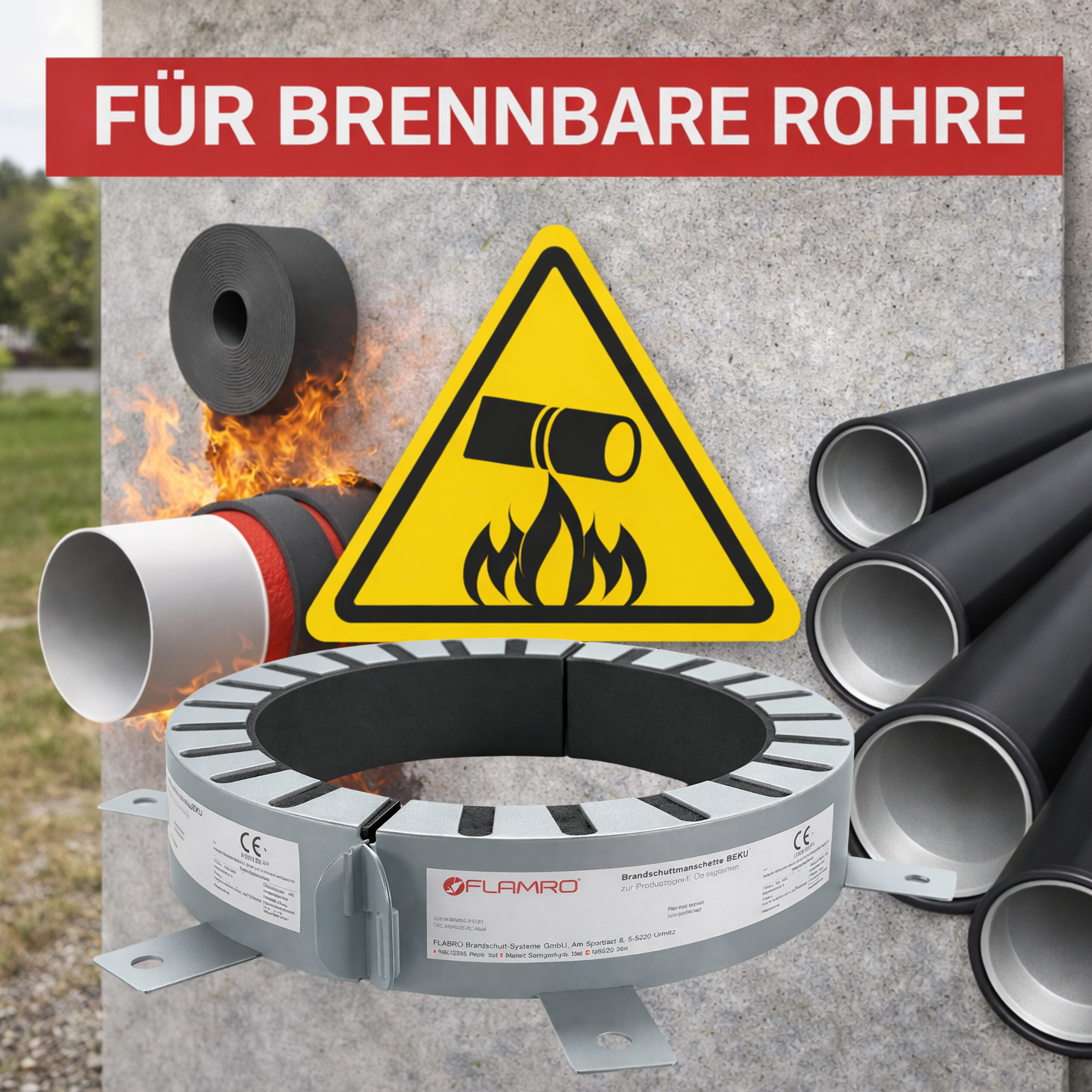 AWM II Brandschutzmanschette