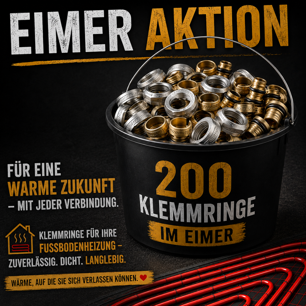 EIMER Aktion 200 x KL- Verschraubungen 17x2