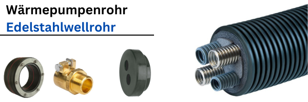 Wärmepumpenrohr Edelstahl