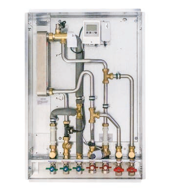 UP  Wohnungsstation BM-H M Edelstahl 1100102