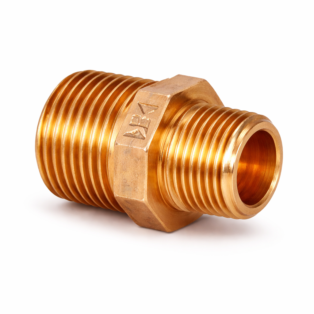 Rotguss Red-Doppelnippel