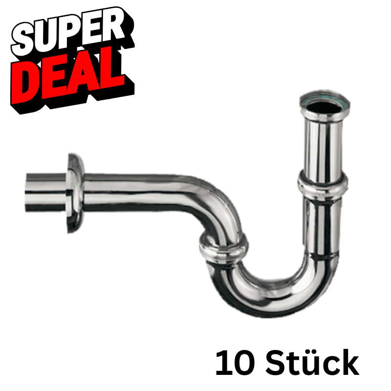 10 x Röhrengeruchsverschluss 1 1/4"  NORMAL