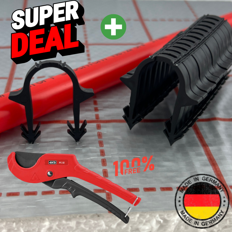 Super Deal+ 8000 Tackernadeln + Rohrschere