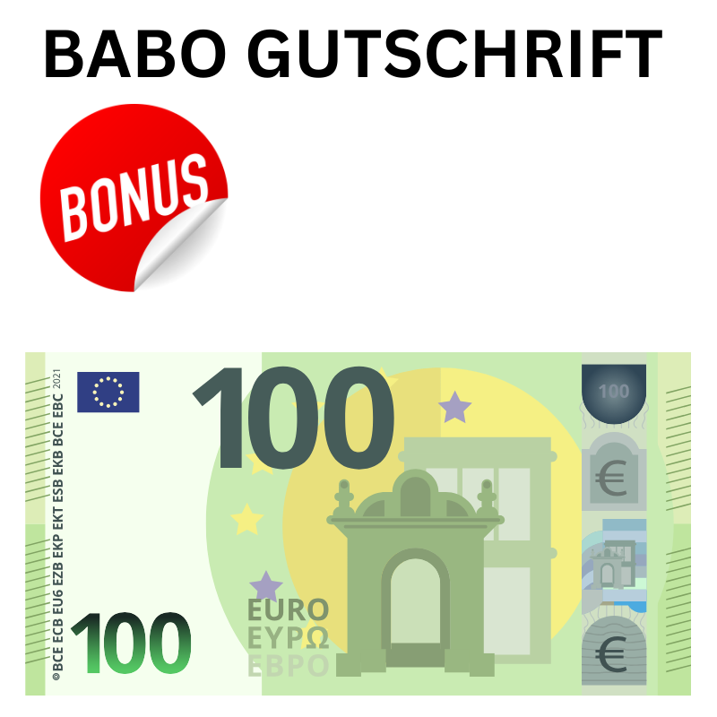 BABO GUTSCHRIFT 100€