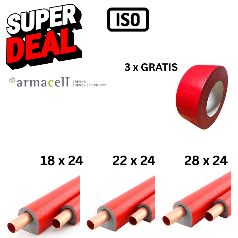 Dämmblock 100% Pack inkl 3 Klebebänder GRATIS