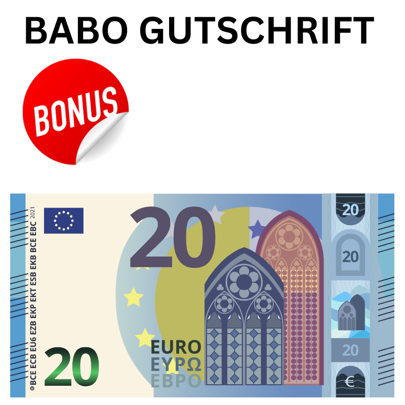 BABO GUTSCHRIFT 20€