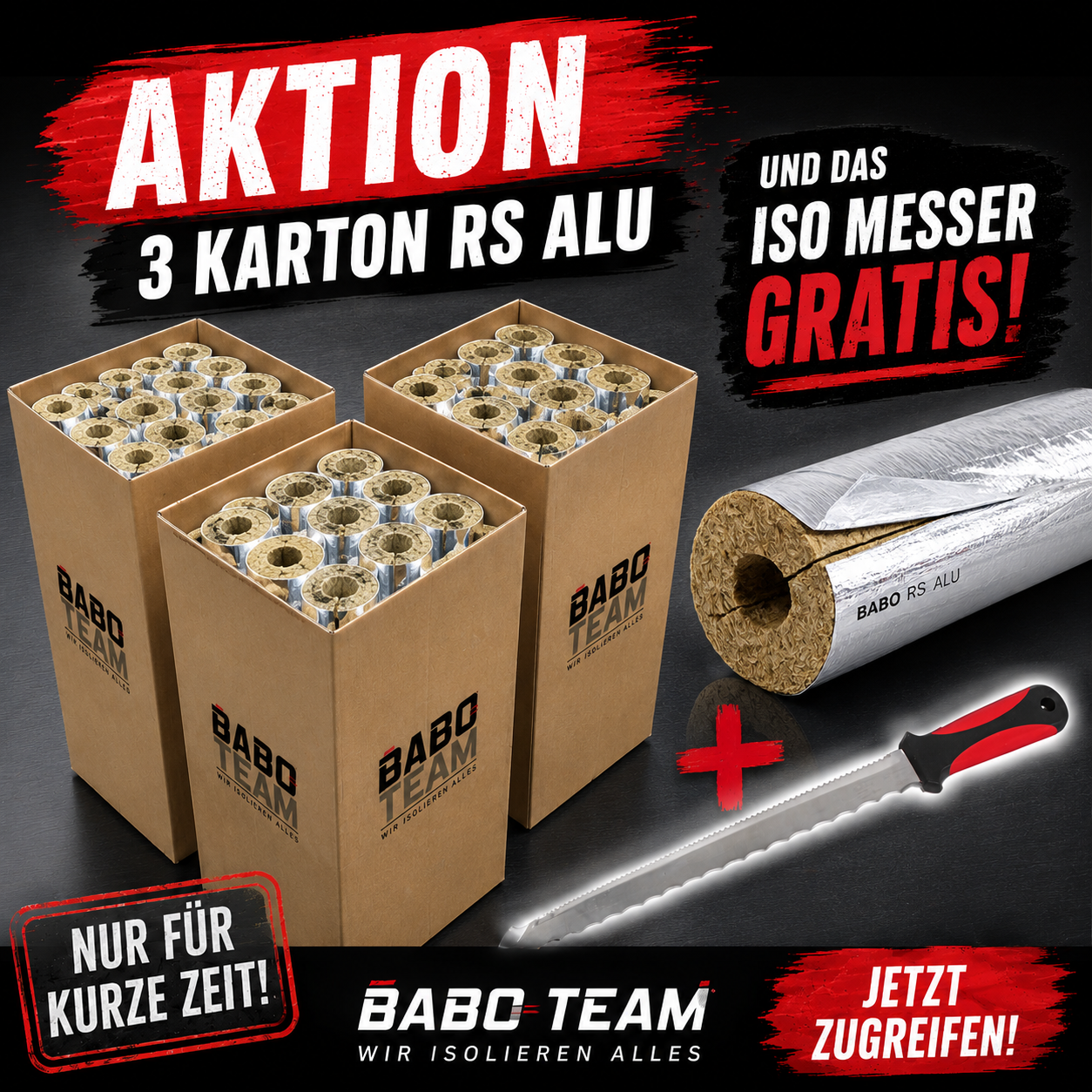 RS ALU 100% 22mm 28mm 35mm+ Messer