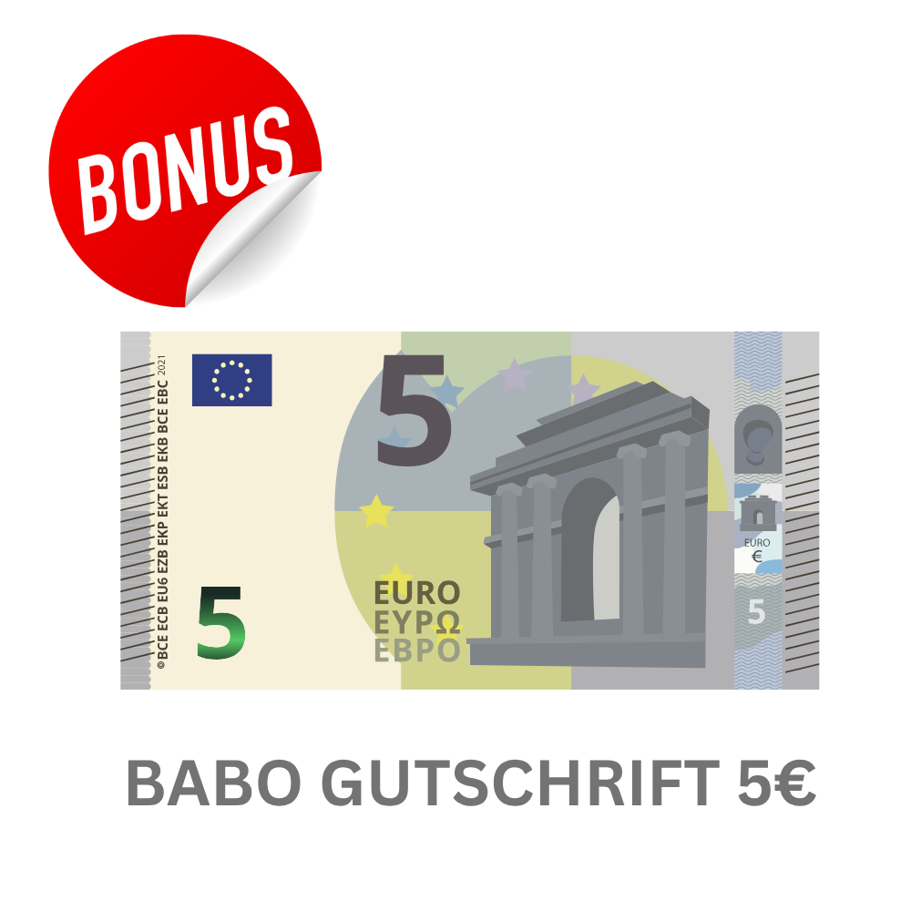 BABO GUTSCHRIFT 5€