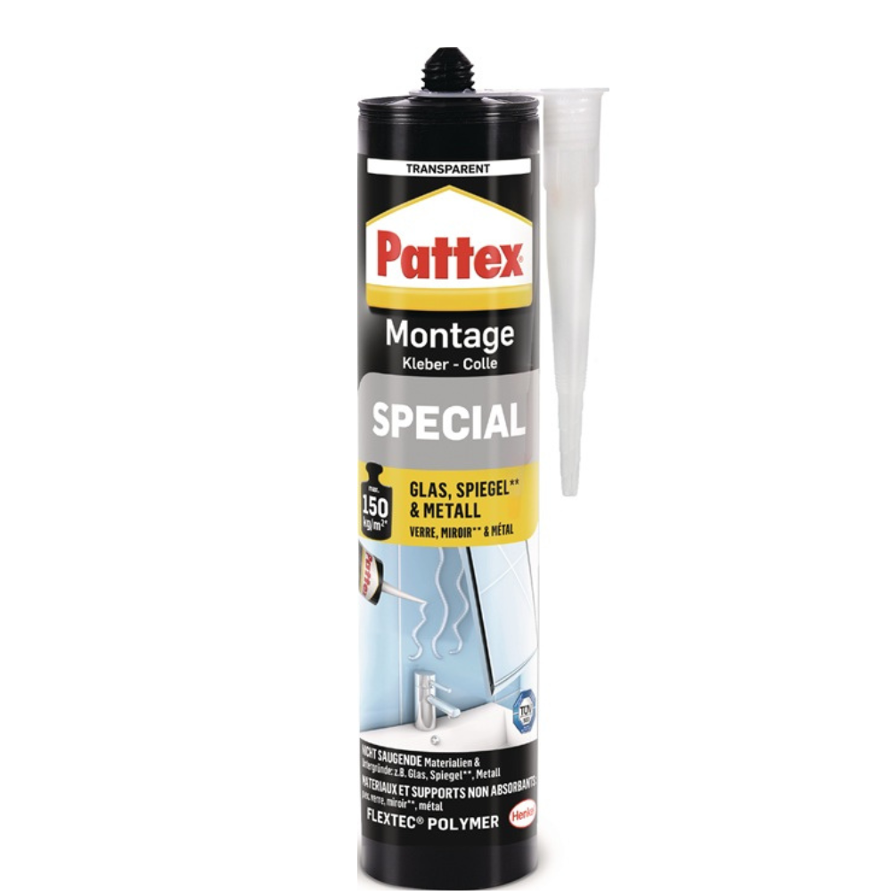 Montagekleber Profi weiß 450 g Kartusche TECWERK