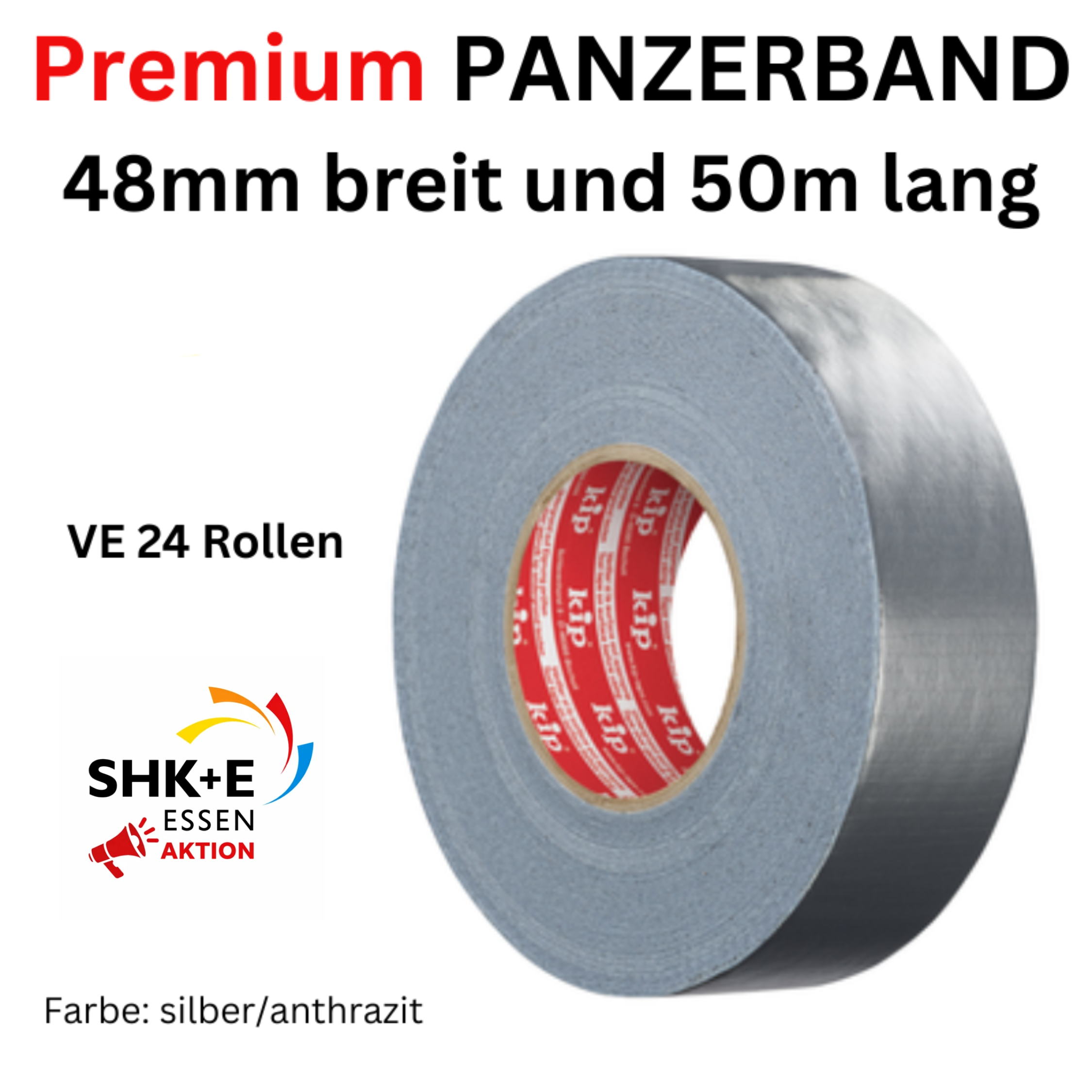 Kip 3326 Steinband 48mm breit und 50m lang
