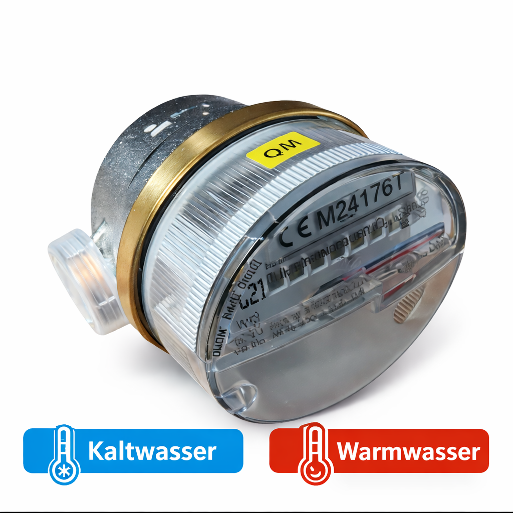 Two in ONE  Kalt & Warmwasser Zähler