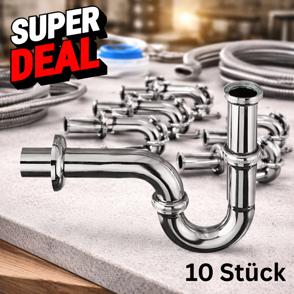 10 x Röhrengeruchsverschluss 1 1/4"  NORMAL