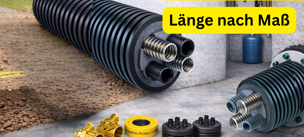 Wärmepumpenrohr Edelstahl