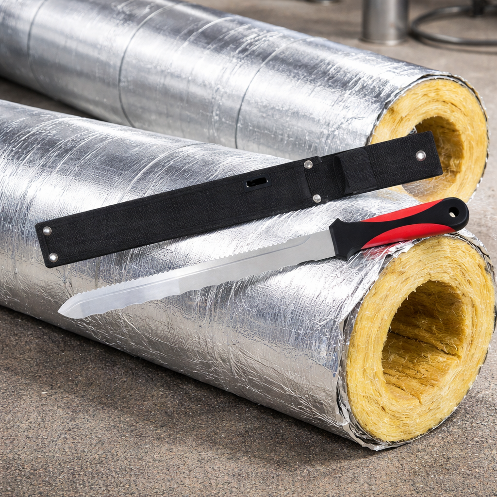 Dämmstoffmesser lang Edelstahlklinge