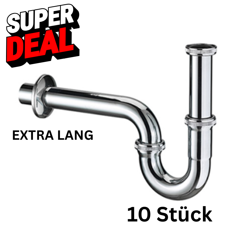 10 x Röhrengeruchsverschluss 1 1/4"  LANG