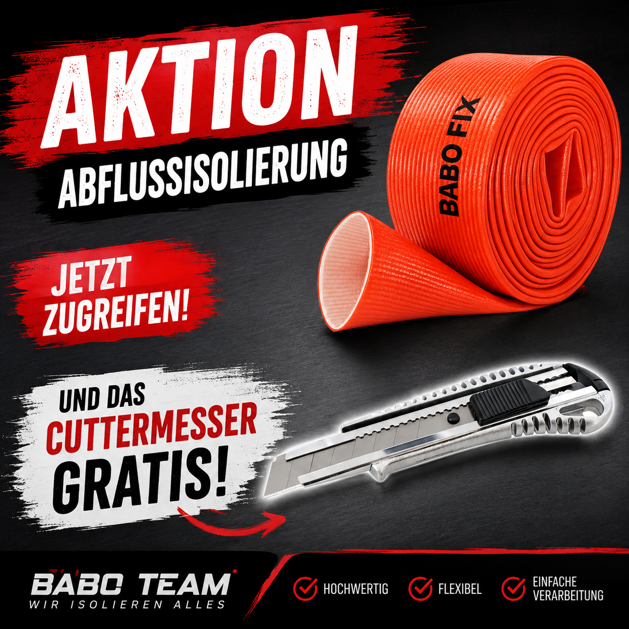 BABO FIX HT50+ HT100 + Cutter Messer