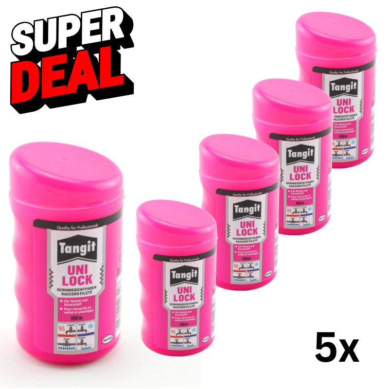 SPAR - PACK 5x Tangit Unilock Dichtfaden  (160m)