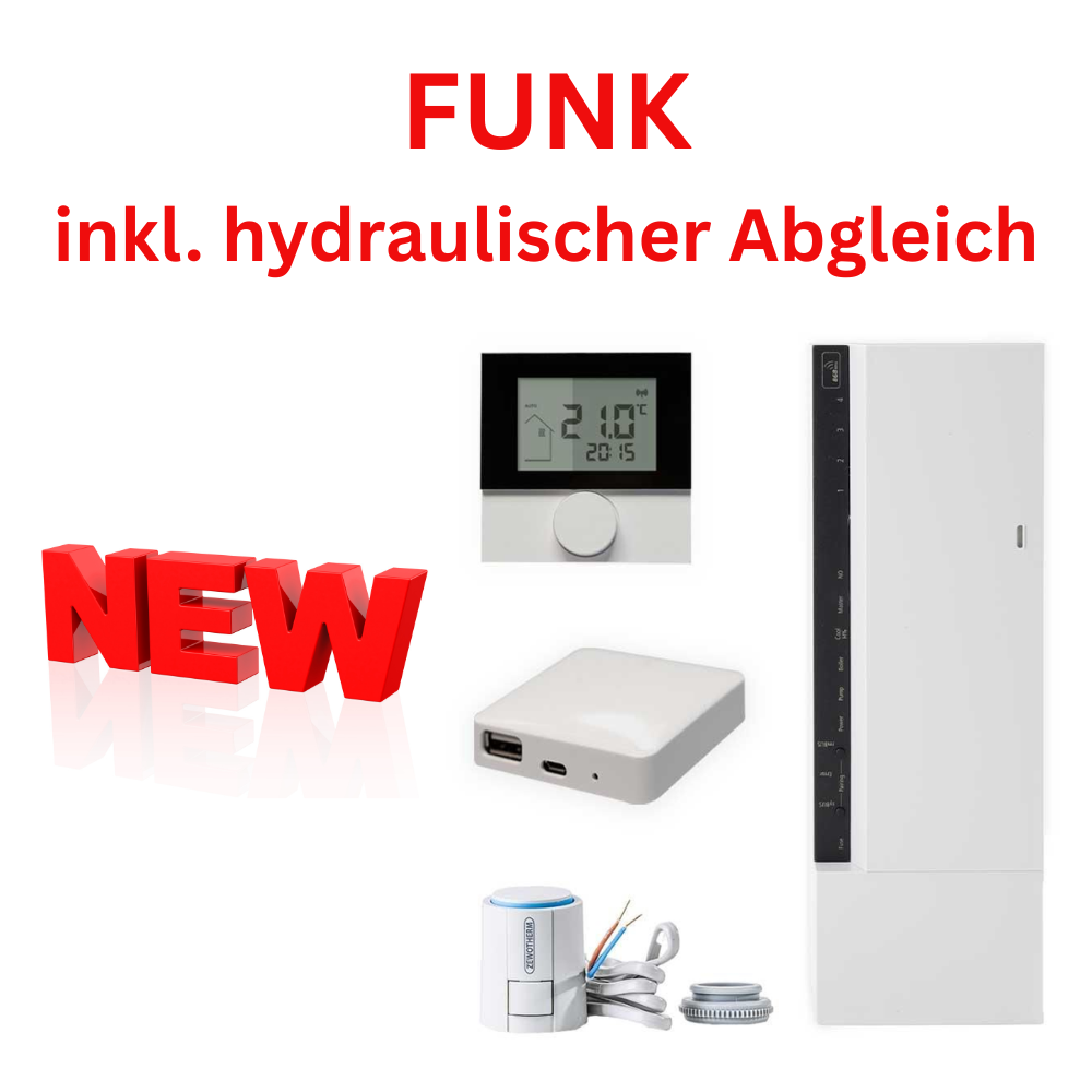 Funk SmartHome Basisstation+hydraulischer Abgleich