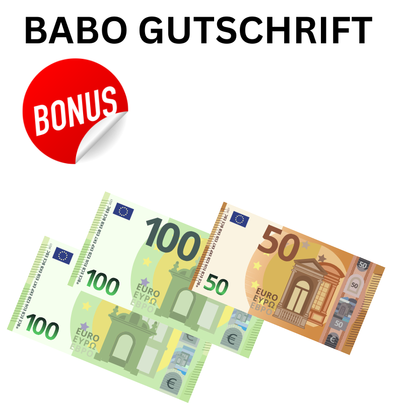 BABO GUTSCHRIFT 250€