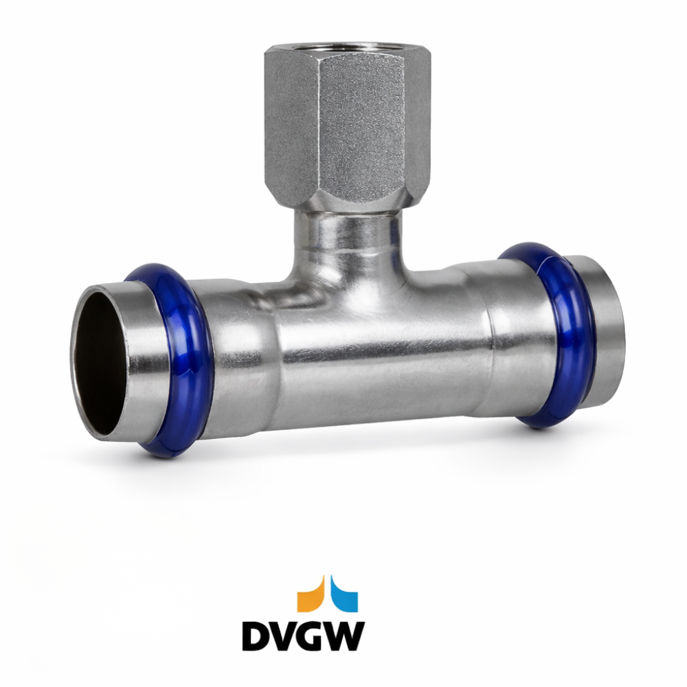 Edelstahl T-Stück IG