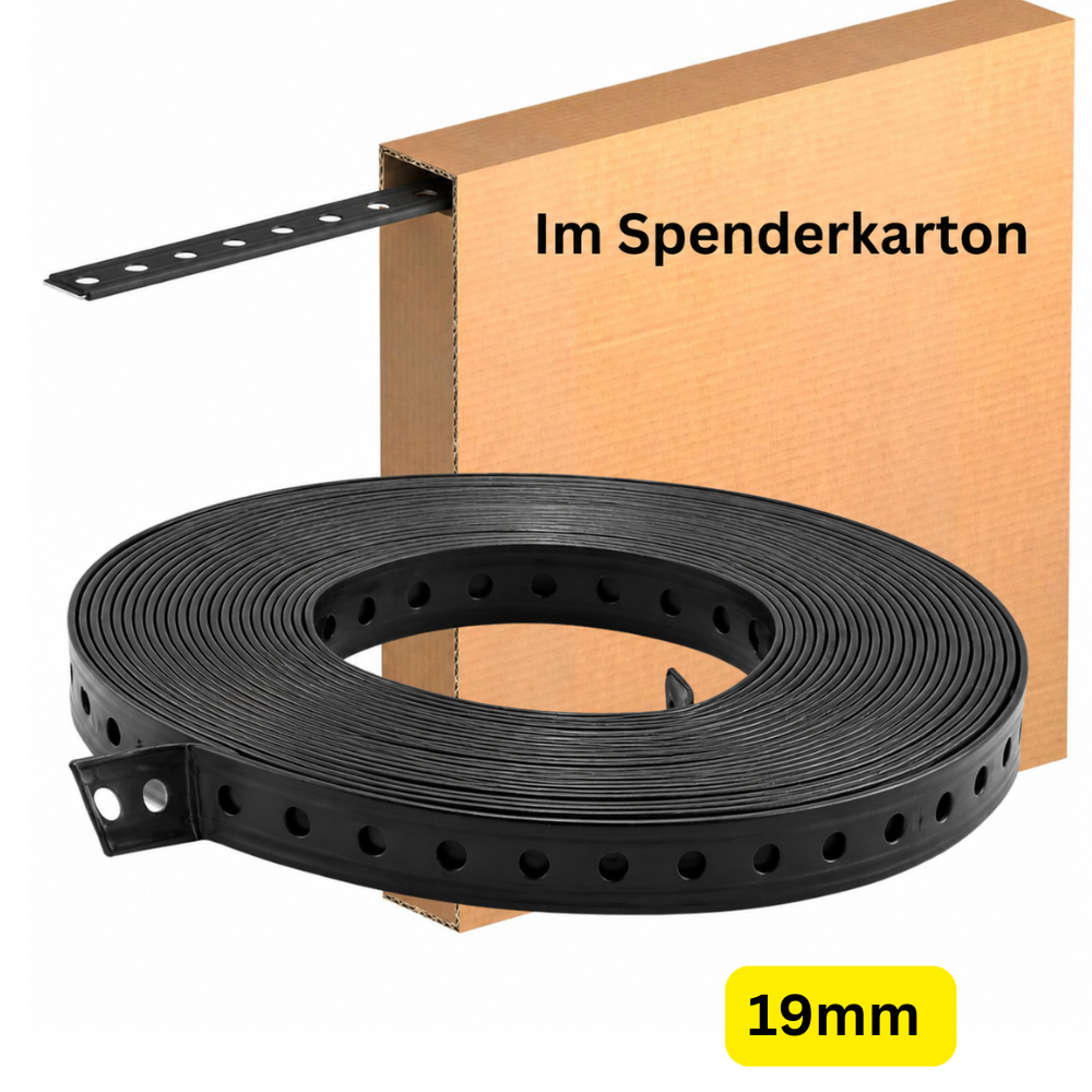 10 x Lochband kunst.besch.10m Rolle 19mm