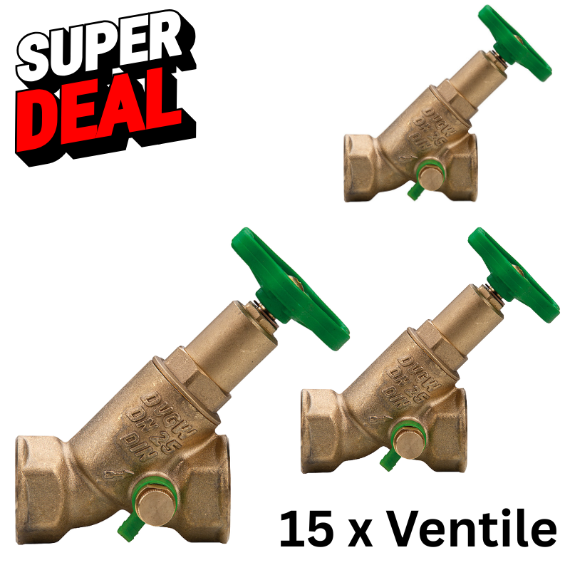 SPAR-PACK 15x Freistromventil mit DVGW