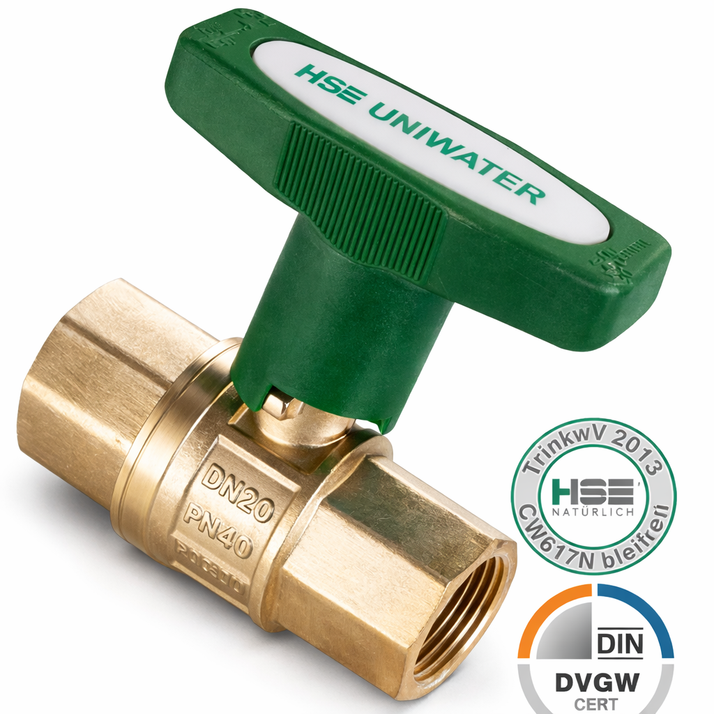 ISO-T Kugelhahn mit DVGW