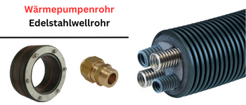 Wärmepumpenrohr Edelstahl